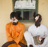 Trichiasis patients recovering Nigeria (Sightsavers/Graeme Robertson)