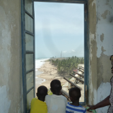 Boys at window, Ghana (S. Campbell, LSTM)